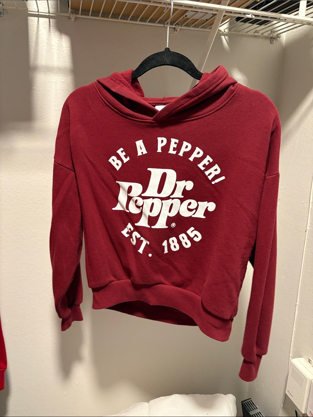 Women's Maroon Logo Hoodie Sweater